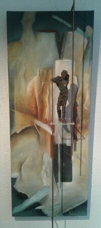 Skulptur und &Ouml;lgem&auml;lde von Norbert Marten