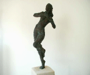 "Aus sich heraus" von Norbert Marten, Westerstede bei Oldenburg, Bronzeskulptur